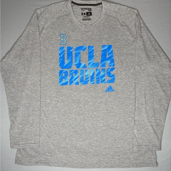 Adidas Climalite Gray UCLA Bruins Graphic Ultimate Tee - Picture 2 of 5